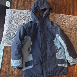 Lands' End Kids Blue and Gray Squall Jacket
